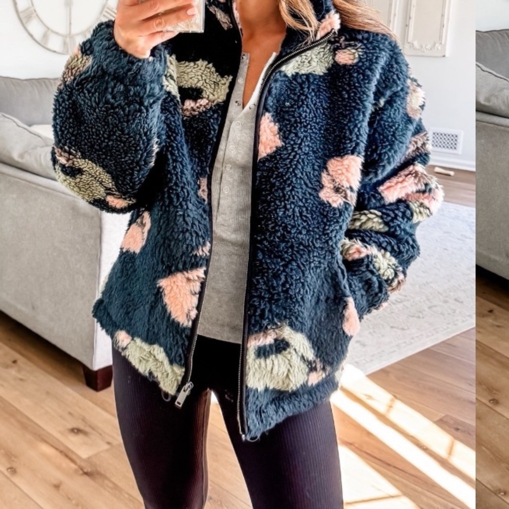 NWT RD Style Whistler Sherpa Zip Front Jacket